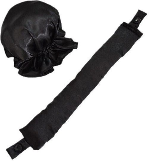 Accesoriu Pentru Ondulat Părul Alista Home Fără Căldură Poliester Manual Stil Răsucit 29 X 4 Cm Negru