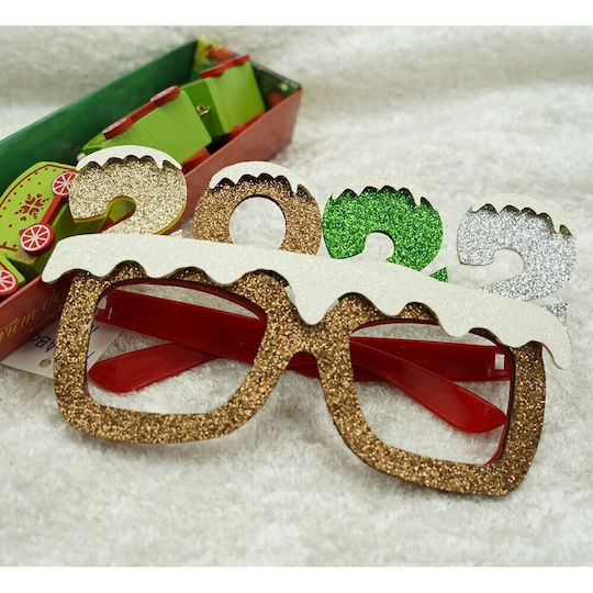 New Year's Eve Party Glasses 2022 Brown Plastic Polyester Alista Home