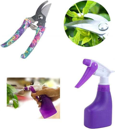 Set 5 Accesorii Grădină Alista Home Geantă Depozitare Inclusă Oțel Inoxidabil 38 X 29 Cm Mov
