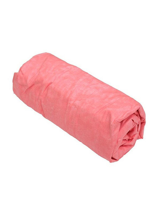 Sunshine Sheet for Single Bed with Elastic 100x200+30cm. 314 Pink