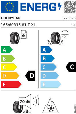 Goodyear Vector-4s G2 165/60R15 81T XL Autoreifen 4 Jahreszeiten
