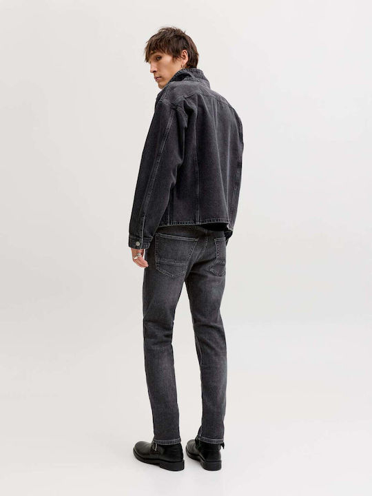 Men's Jeans Pants with Regular Fit Black Denim