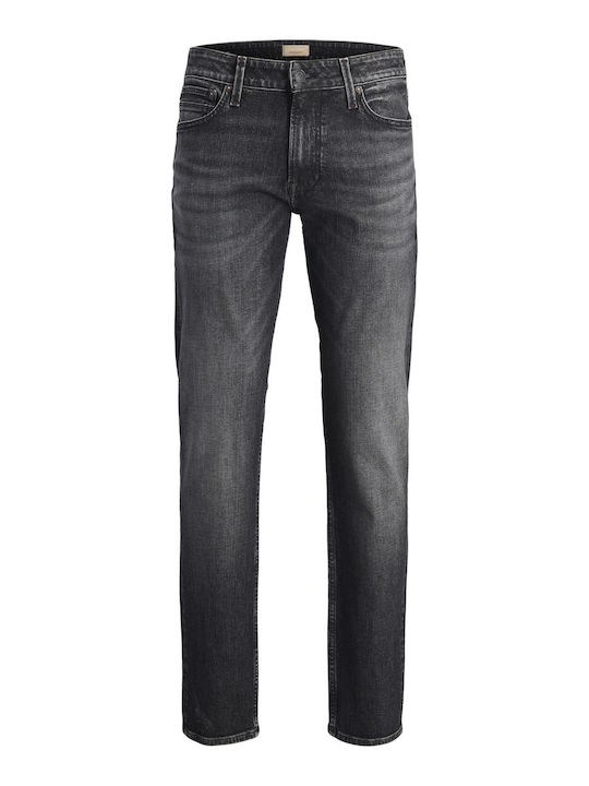 Men's Jeans Pants with Regular Fit Black Denim