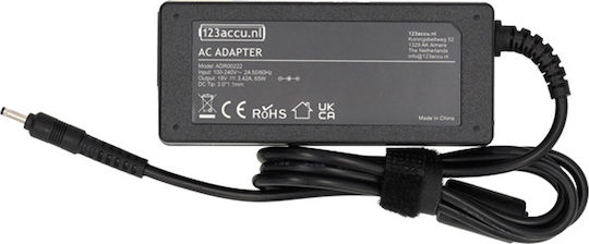WS Xtreme Power Φορτιστής Laptop 65W 19V 3.42A για Acer χωρίς Καλώδιο Τροφοδοσίας και με σετ βυσμάτων