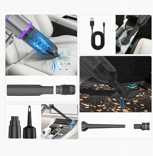 Alista Home Aspirator De Mână Pentru Mașini Cu Cablu De Brichetă 12V Argintiu