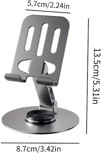 Alista Home Stand de Birou pentru Telefon Mobil în Culoare Gri 133417