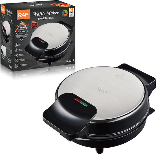 Raf Aparat de Vafe pentru Vafe Rotunde 1000W
