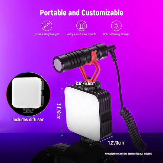Neewer Video Light 6W with Luminance 800 Lux