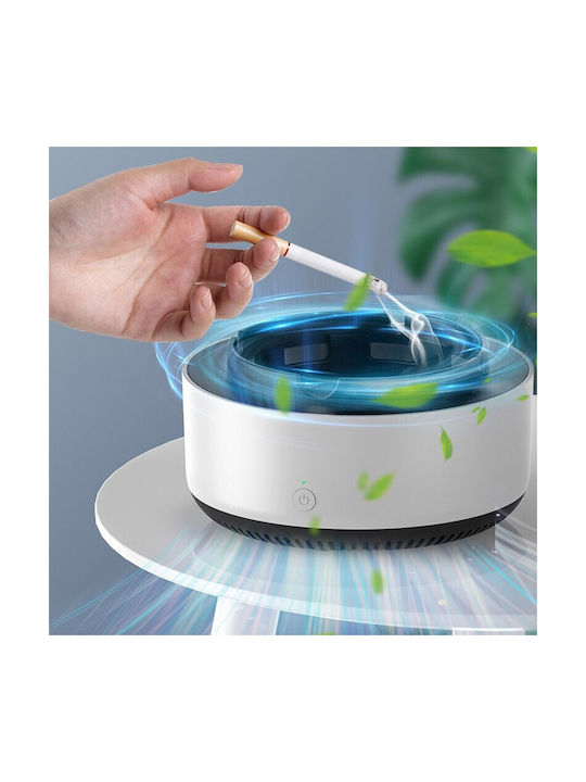Cenușare Multifuncțională Absorbție Încărcare Usb Purificator Aer Absorbant Fum 14.5 X 14 X 7.5 Cm Gri