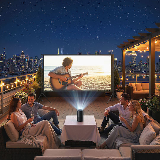 HomCom Οθόνη Προβολής Projector Δαπέδου 16:9 / 120"