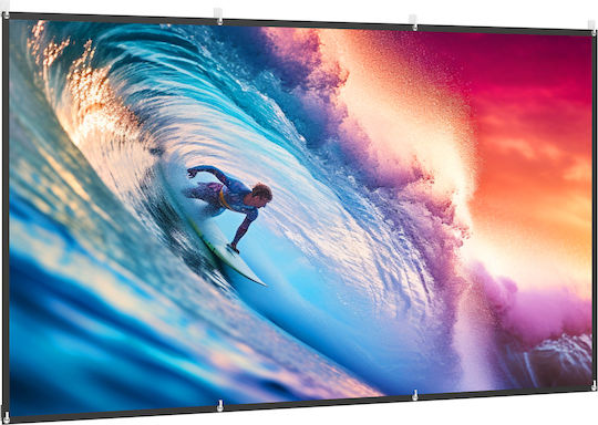HomCom Οθόνη Προβολής Projector Τοίχου 16:9 / 120"
