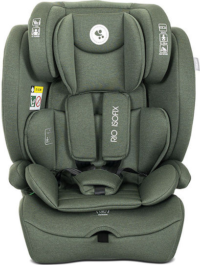 Lorelli Rio Столче за Кола i-Размер с ISOfix Зелен