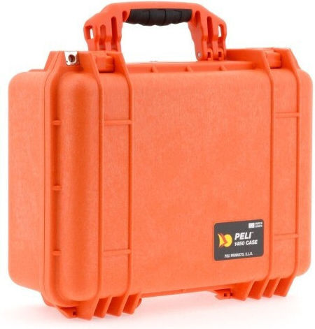 Peli 1450 Αφρό Φωτογραφικής Μηχανής Πορτοκαλί