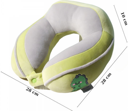 Alista Home Travel Pillow Cotton Made Green