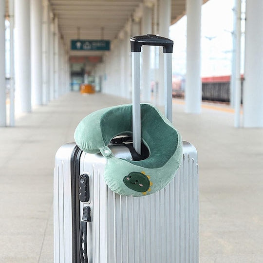 Alista Home Travel Pillow Cotton Made Green