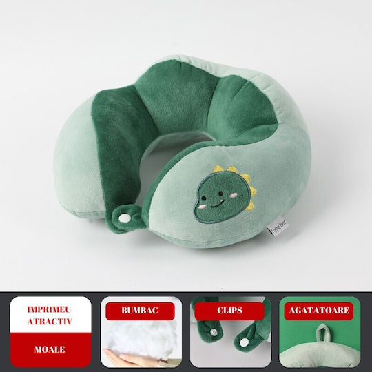 Alista Home Travel Pillow Cotton Made Green