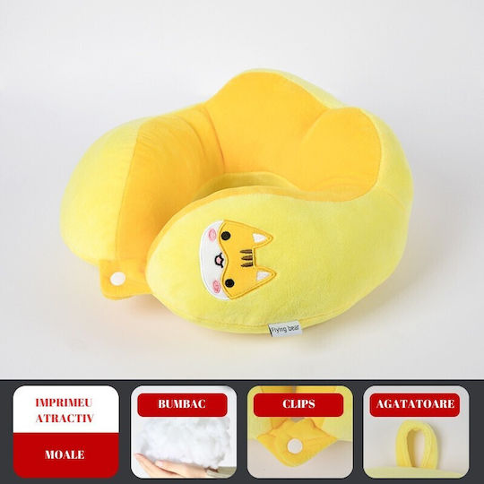 Alista Home Yellow Travel Pillow