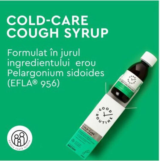Secom Cold-Care Sirop pentru Copii și Adulți pentru Tuse Uscată și Productivă 150ml