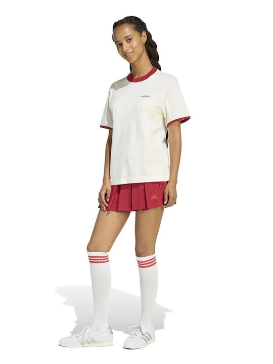 Damen Sport T-Shirt Weiß