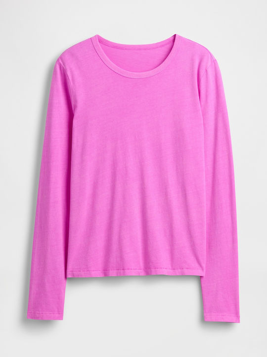 Women's Cotton Sweater Neon Pink Glow