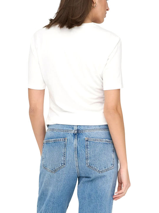 Only Women's T-shirt Ecru Only Women's T-shirt Ecru