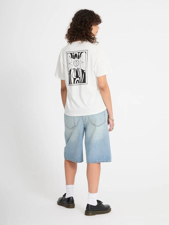 Radical Daze Up Damen Bluse Hellbeige