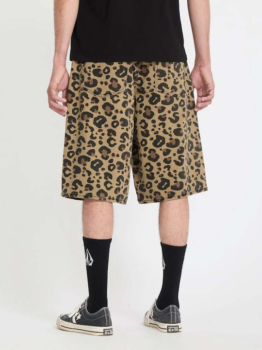 Ανδρική Βερμούδα Τζιν Animal Print