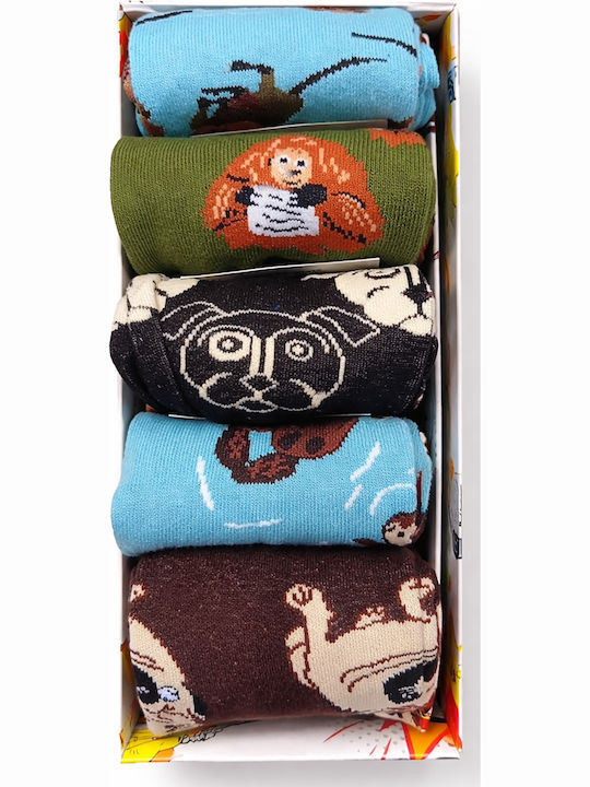 Hoho Socks Șosete Multicolore 5Pack