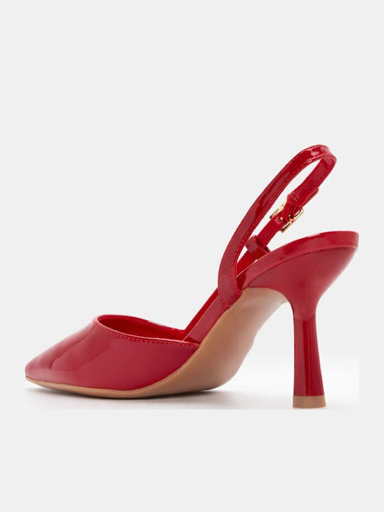 Pointed Toe Heels With High Heel Red