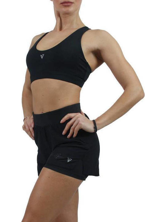 Pantaloni Scurți Sport pentru Femei Negri