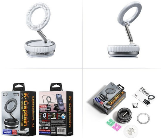 WK Wa-s64 Car Mobile Mount with Magnet White