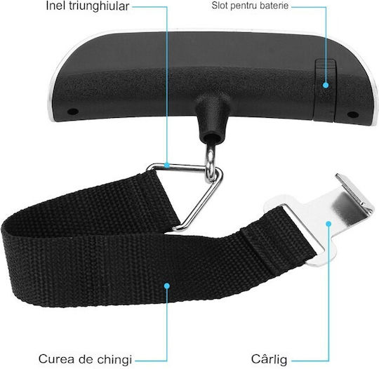 Alista Home Luggage Scale Black