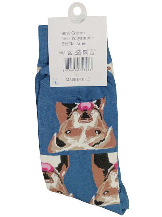 Hoho Socks Hoho Socks Damen Blaue Socken