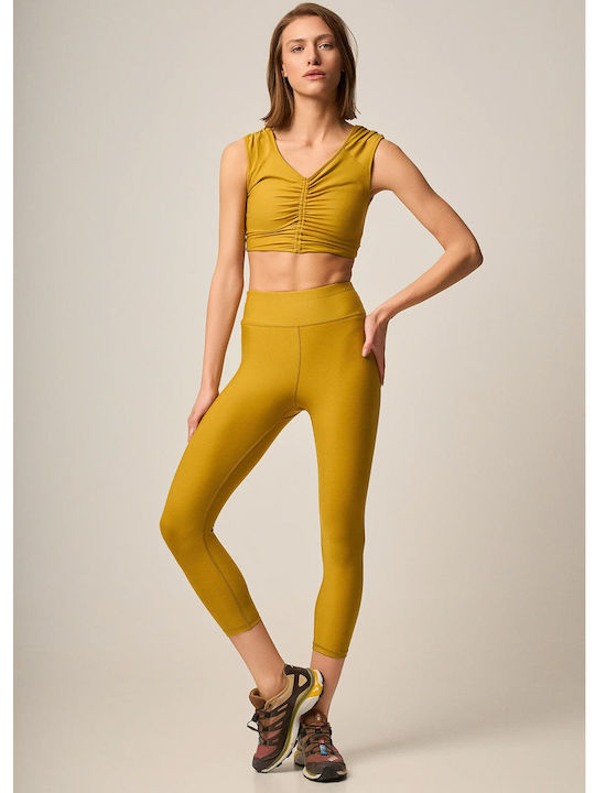 Sutien Sport Atletic Femei Auriu