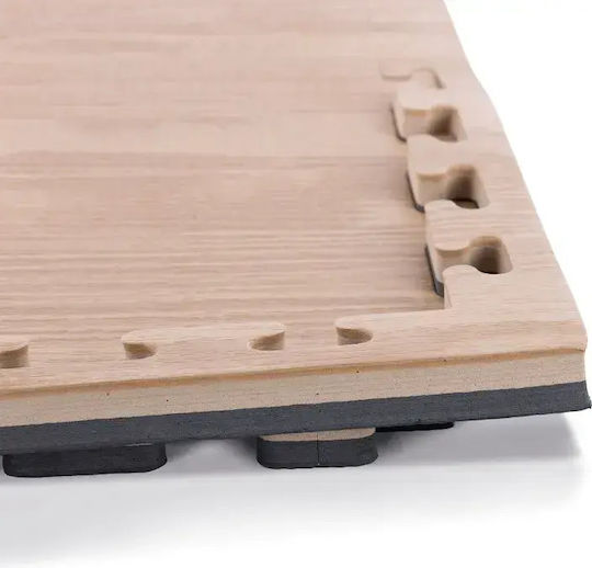 AMILA Спортен Пъзел Под Черен 100x100x2.5cm 1 Брой