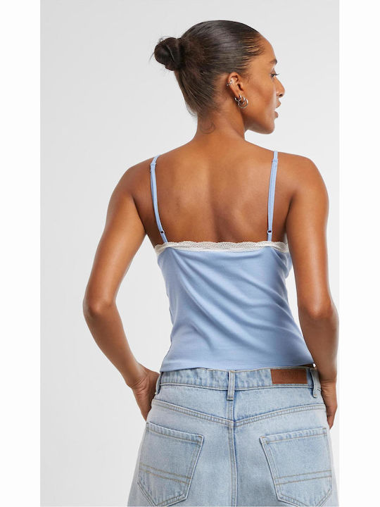 Baumwoll Damen T-Shirts Blau 2Pack