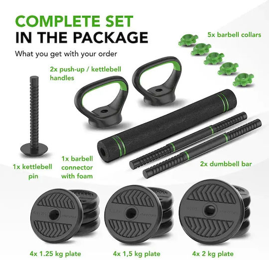 Tunturi Kettlebell Barbell Set 20 Kg