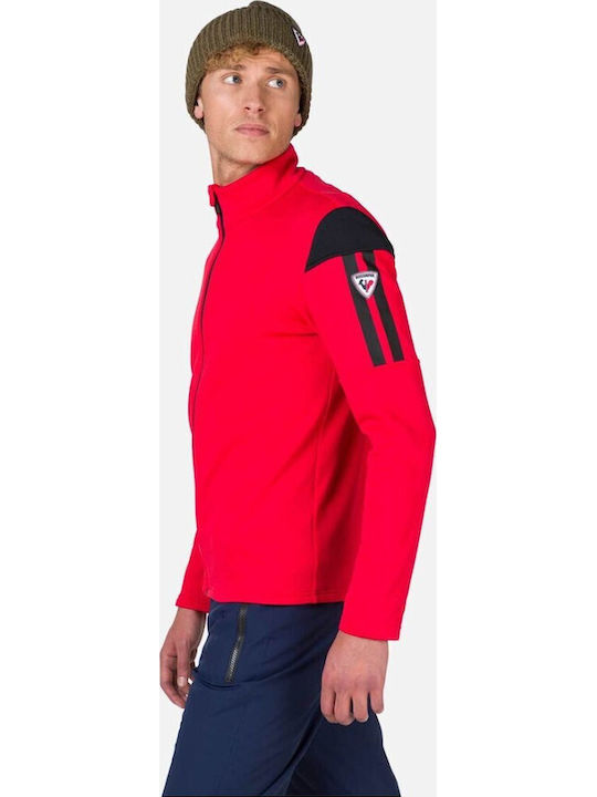 Herren Fleecejacken & Strickjacken  Rot