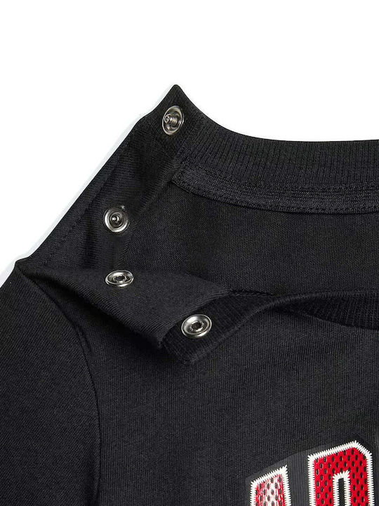 Kinder-Set mit Shorts Sommer 2Stück Schwarz