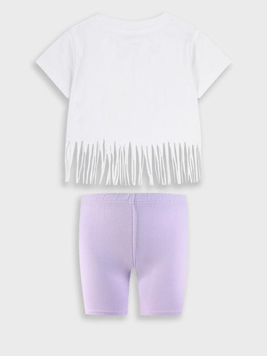 Energiers Kinderbekleidungsset mit Leggings Flieder 2 Stück Energiers Kinderbekleidungsset mit Leggings Flieder 2 Stück