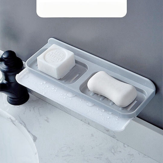 Alista Home Επιτοίχια Σαπουνοθήκη Κεραμική Γκρι 4775277397141