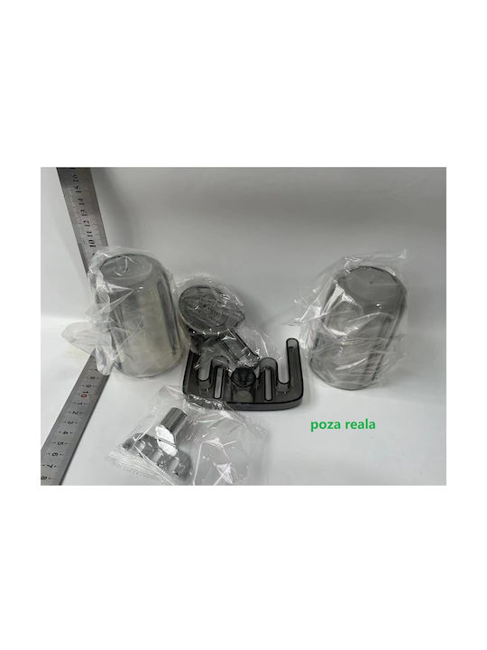 Alista Home Cupa Ei Din Plastic Cu Ventuză Gri