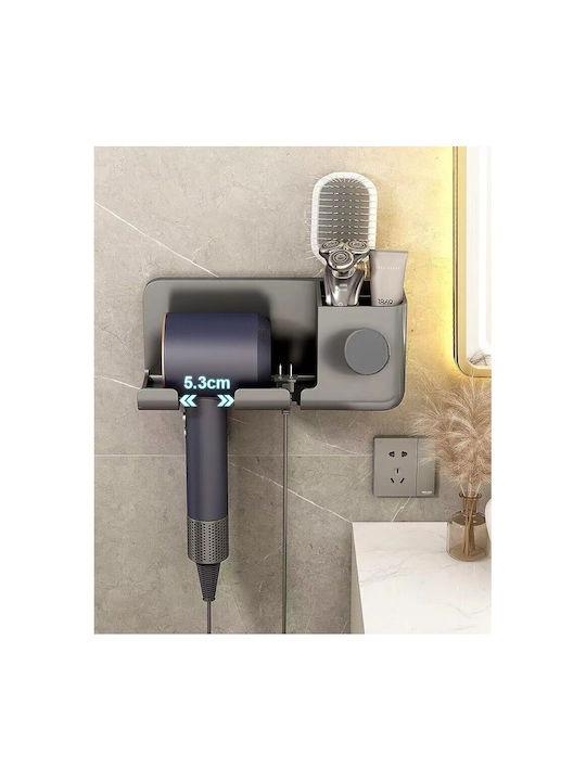 Alista Home Organizator Auto Montat Pe Perete Din Plastic Gri