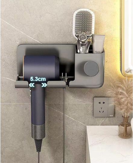 Alista Home Wall Mounted Plastic Gray Organizer
