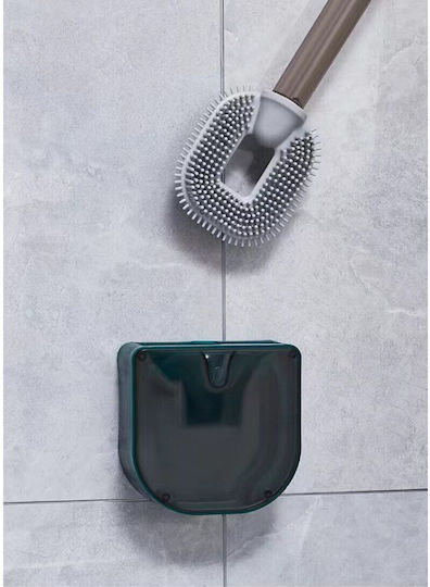 Alista Home Perie de Toaletă din Plastic Verde pentru Baie