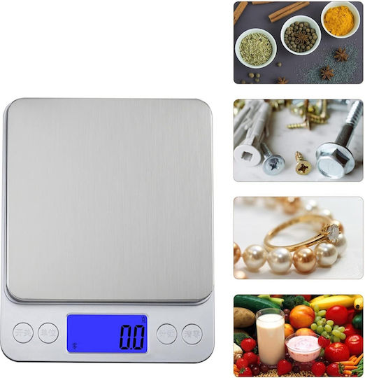 Alista Home Ψηφιακή Ζυγαριά Κουζίνας έως 3kg Γκρι