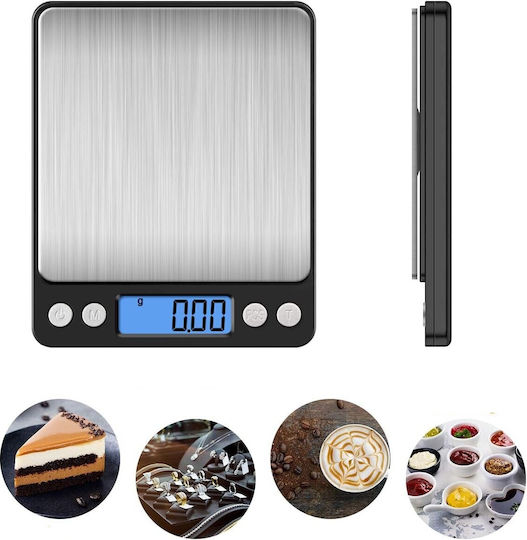 Alista Home Cantare De Bucatarie Digitală Până La 3kg Neagră
