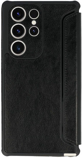 Razor Book Piele Negru (Redmi Note 13 Pro 4G / Poco M6 Pro 4G )