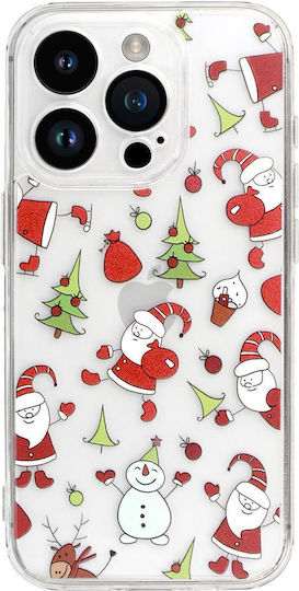 Tel Protect Design 1 Back Cover Silicone Transparent (iPhone 15 Pro)