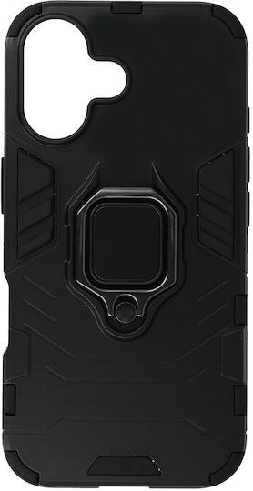 Ring Back Cover Silicone / Plastic Black (iPhone 16)